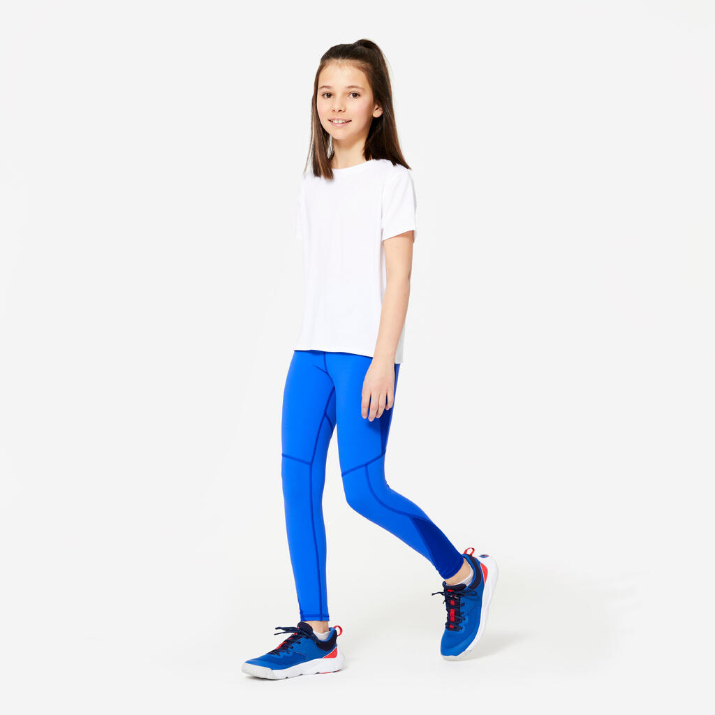 Girls' Breathable Leggings - Blue